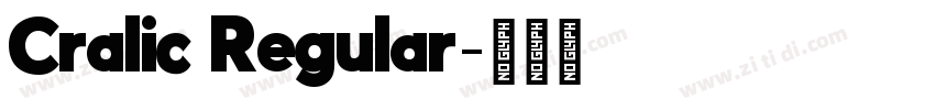 Cralic Regular字体转换 Cralic Regular字体转换